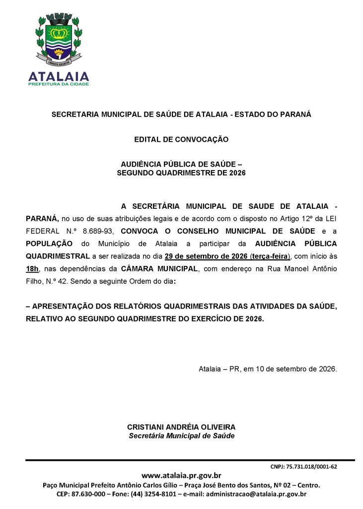 Audiências Públicas